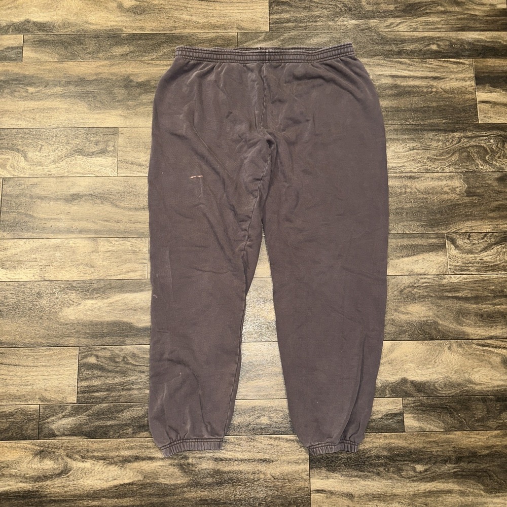 SKIMS The Jogger Tapered Sweatpants Distressed Women's XL Greyish-Purple